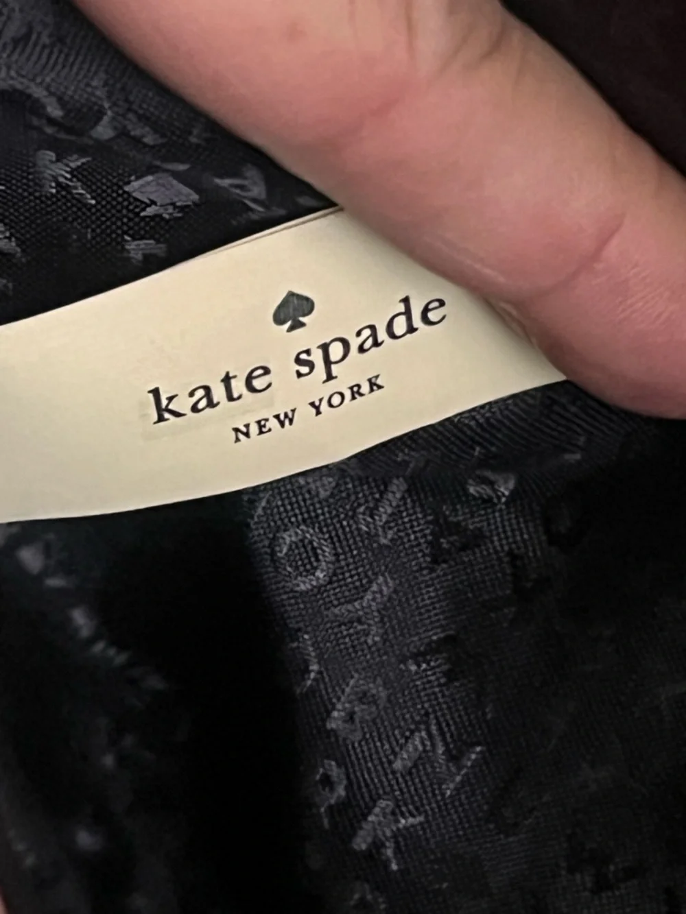 kate spade black leather dome satchel with gold hardware